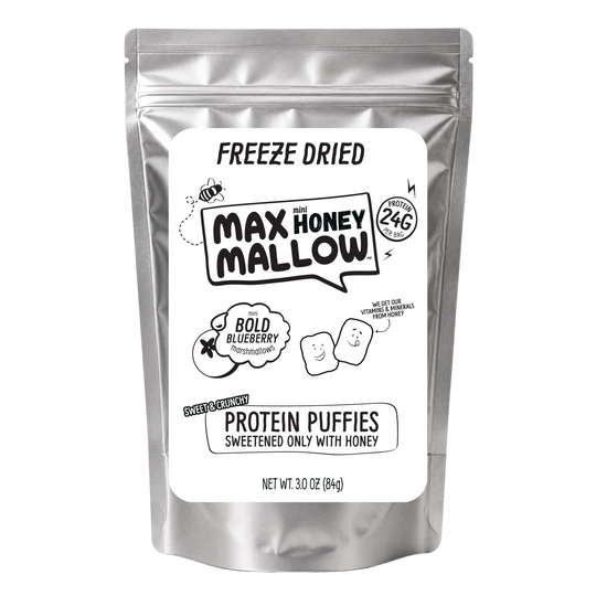 Freeze Dried Blueberry Mini Honey Marshmallows